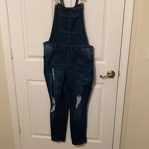 Wax Jean overalls Plus size skinny jeans